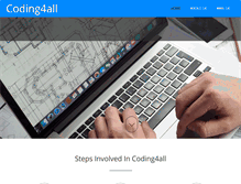 Tablet Screenshot of coding4all.com
